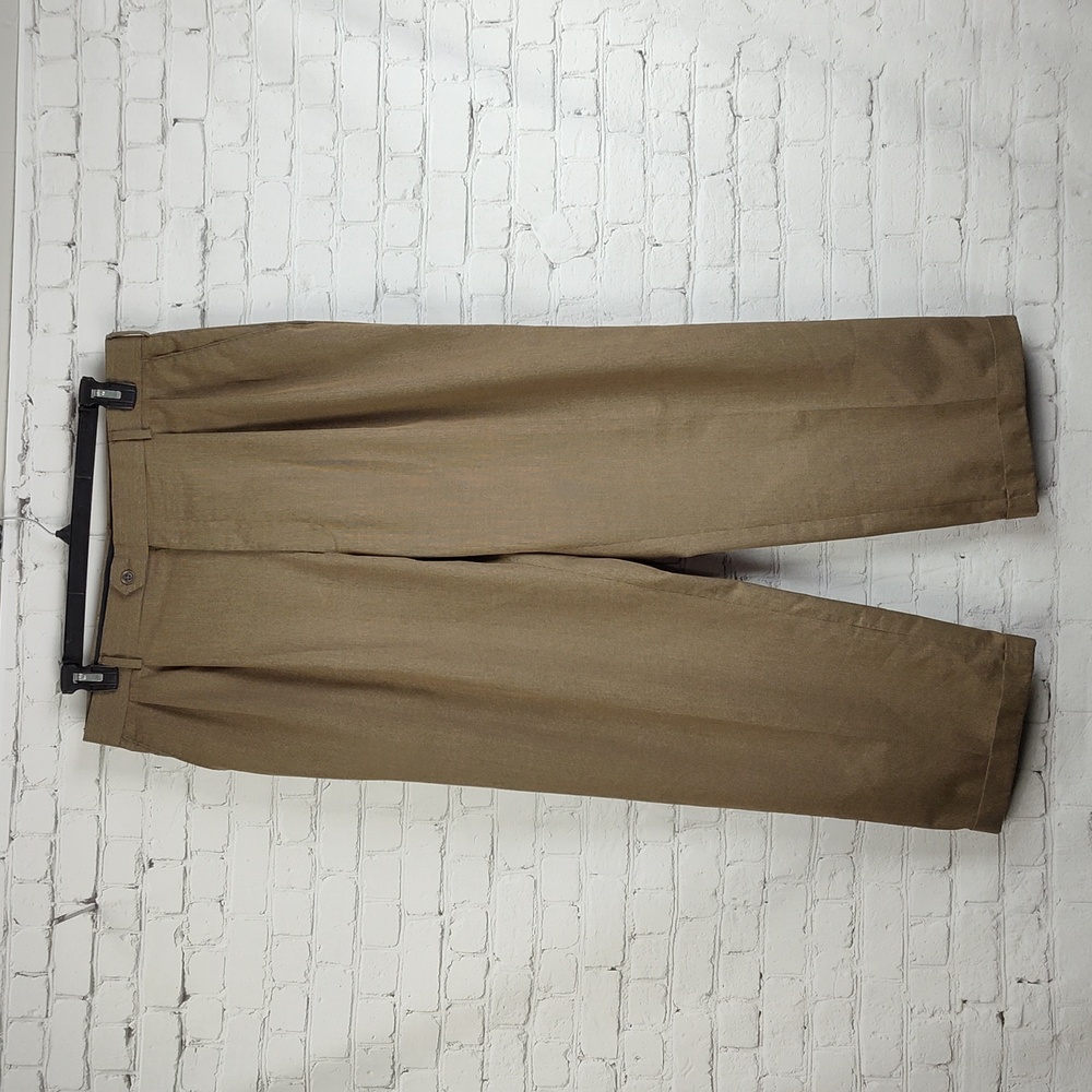 Vtg Kenneth Roberts Platinum Dress Pants cuffed pleated 36x29
